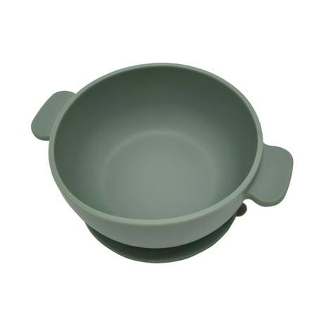 

New Children Tableware Baby Silicone Complementary Food Double Ear Bowl Soup Bowl Steamed Egg Dining Tableware