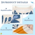thumbnail image 2 of FORMRS Boys Rash Guard Short Sleeves Swim Shirt Quick Dry UPF 50+ Sun Protection, Sizes 3-12T, Leopards Leaves, 2 of 6