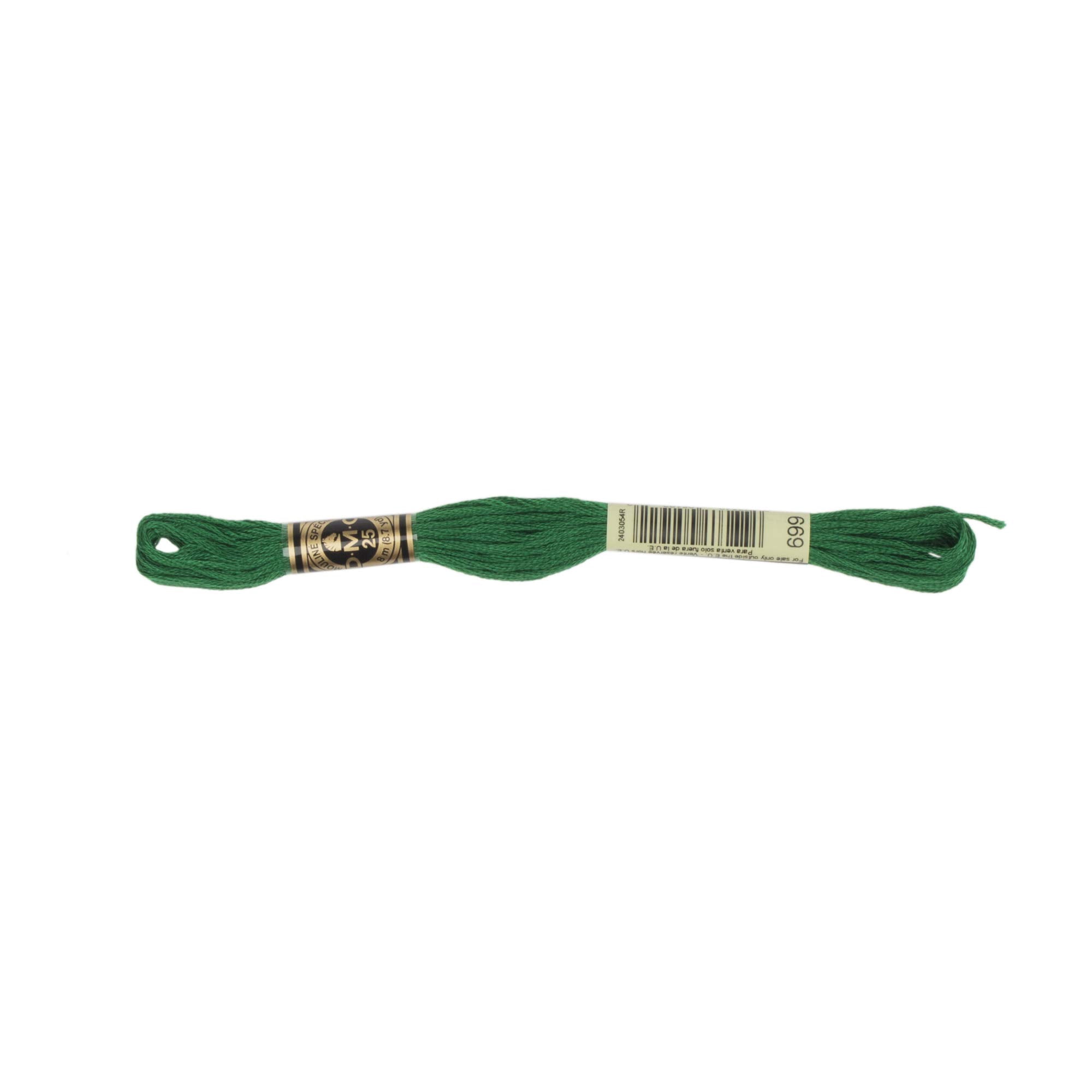 DMC Green Cotton 6 Strand Floss 8m