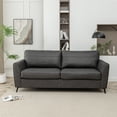 thumbnail image 2 of Luna Mid-Century Modern Pullout Sofa Bed with 4" Gel Mattress, Grey, 2 of 9