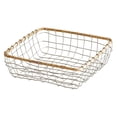 thumbnail image 4 of Fruit Basket Wire Woven Basket Iron Food Storage Tray Egg Storage Container L, 4 of 9