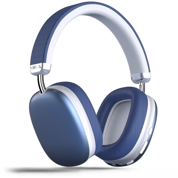 Bluetooth Headphones Over Ear, 65Hrs Playtime Wireless Headphones,Bass Boosted by 90%,Lightweight Headset with Deep Bass, Clear Call with 4 Noise Cancelling Mics,Low Latency for Travel Work Cellphone