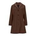 thumbnail image 6 of Pyhlmscde Women's Wool Blend Thicken Stand Collar Fashion Winter Coat, Women Coat, Long Wool Coat Women, Winter Clothes for Women, 6 of 6
