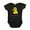 Black, variant on CafePress - Duck (Strait Forward) 6 Body Suit - Cute Infant Bodysuit Baby Romper - Size Newborn - 24 Months