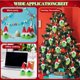thumbnail image 4 of Adornos navideños, adornos navideños, regalos navideños, decoración navideña para el hogar, adorno navideño de muñeca sin rostro rojo y verde, accesorios para el día de Navidad, un adorno ornamental, 4 of 6