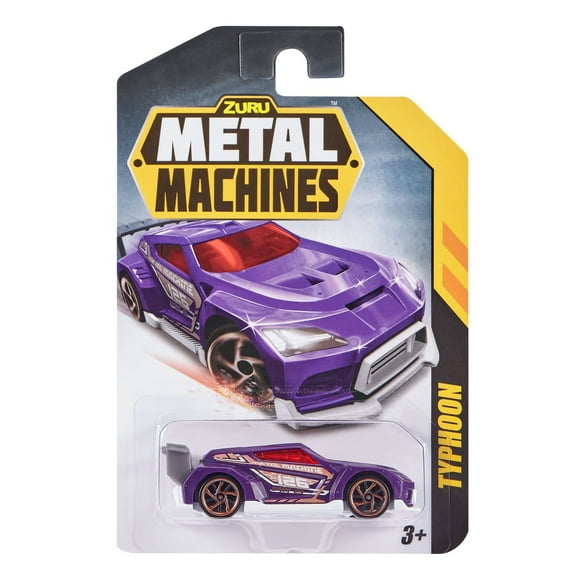 Ensemble de 1 petite voiture de course Machines en métal (les styles peuvent varier)