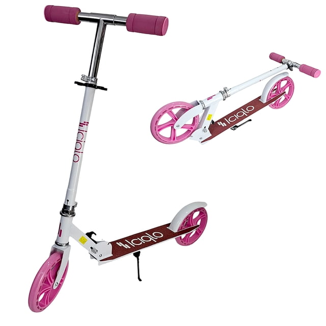 Scooter Patin Del Diablo Ajustable Plegable Adultos Iciqlo Color Rosa