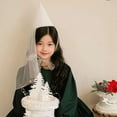 thumbnail image 3 of Sombrero de cumpleaños de fieltro con cuerda para niños, sombreros creativos de corona con lazo para perros y mascotas, gorras de fiesta, decoración de Navidad y Año Nuevo 2022, 3 of 4