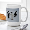 thumbnail image 6 of CafePress - Adelie Penguin In Antarctica Mug Mugs - 15 oz Ceramic Large White Nolvety Mug, 6 of 6