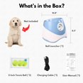 thumbnail image 4 of Lanzador automático de pelotas Simple Spree Goods para perros pequeños y medianos con 3 pelotas de tenis, 4 of 5