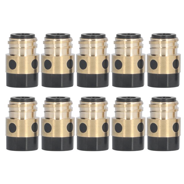 10Pcs Welding Torch Contact Tip Holder Diffuser Gas Shielded Female Insulation Sleeve 500A