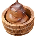 thumbnail image 1 of Figura de mascota de té en miniatura de capibara de arcilla Qianly, modelo de mascota de té de kung fu, lindos accesorios, manualidades de bricolaje, recuerdo para estante de sala de yoga,, 1 of 7