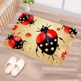 thumbnail image 5 of Ladybird Soft Polyester Non-Slip Machine Washable Floor Carpet Door Mat Office Rugs, 5 of 6