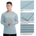 thumbnail image 3 of WELIGU Men's Long Sleeve Shirts Lightweight UPF 50+ T-Shirts Fishing Grey Size Male Xxxxl, 3 of 6