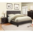 thumbnail image 4 of FOA Warscher 2pc Gray Solid Wood Bedroom Set - Twin + Nightstand, 4 of 7