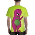 thumbnail image 2 of Barney And Friends Men's T Shirt Summer Casual Fashion Unisex Short Sleeve Graphic Crew Neck Tees Tops, 2 of 8