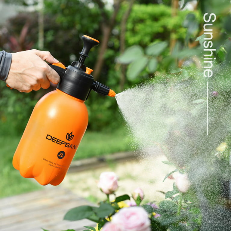 2L Garden Hand Pump Sprayer – Portable Pressure Spray Bottle Water Weed  Chemical