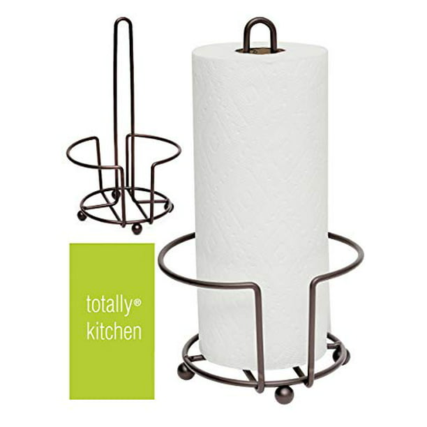 Totally Kitchen Paper Towel Holder, Under Cabinet Mount Paper Towel Holder Oil Rubbed Bronze