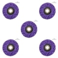 thumbnail image 3 of QualitChoice Sanding Wheel Polishing Paint Rust Grinding Inner Hole Tools for Angle Grinder Wood Metal Buffing Car Accessories #115 purple 5Set, 3 of 6