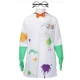 thumbnail image 3 of Disfraz de científico loco y malvado de Umorden para niños y niñas, disfraz de doctor malvado, bata de laboratorio, talla 2-12T, Halloween, 3 of 5