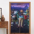 thumbnail image 1 of Cortina para puerta Onward, cortina opaca con estampado de patrón para ventana, cortina divisoria para habitación, tapiz para decoración del hogar, 34" de ancho x 56" de largo, 1 of 7