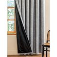 thumbnail image 3 of Sunyuer 100% Blackout Floral Curtains for Bedroom, Blossom Flower Patterned Curtains for Living Room,Thermal Insulated Farmhouse Drapes, Grommet Top 2 Panels, 3 of 15
