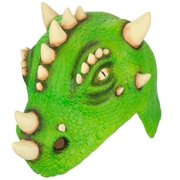 Máscara de dinosaurio, látex, cara completa, fiesta de cosplay para Halloween