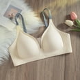 thumbnail image 4 of Brasier Tela de Mantequilla Sujetador Deportivo Push-up Fino de Verano para Mujer, Cómodo y sin Costuras, con Copas Fijas Grande, 4 of 6