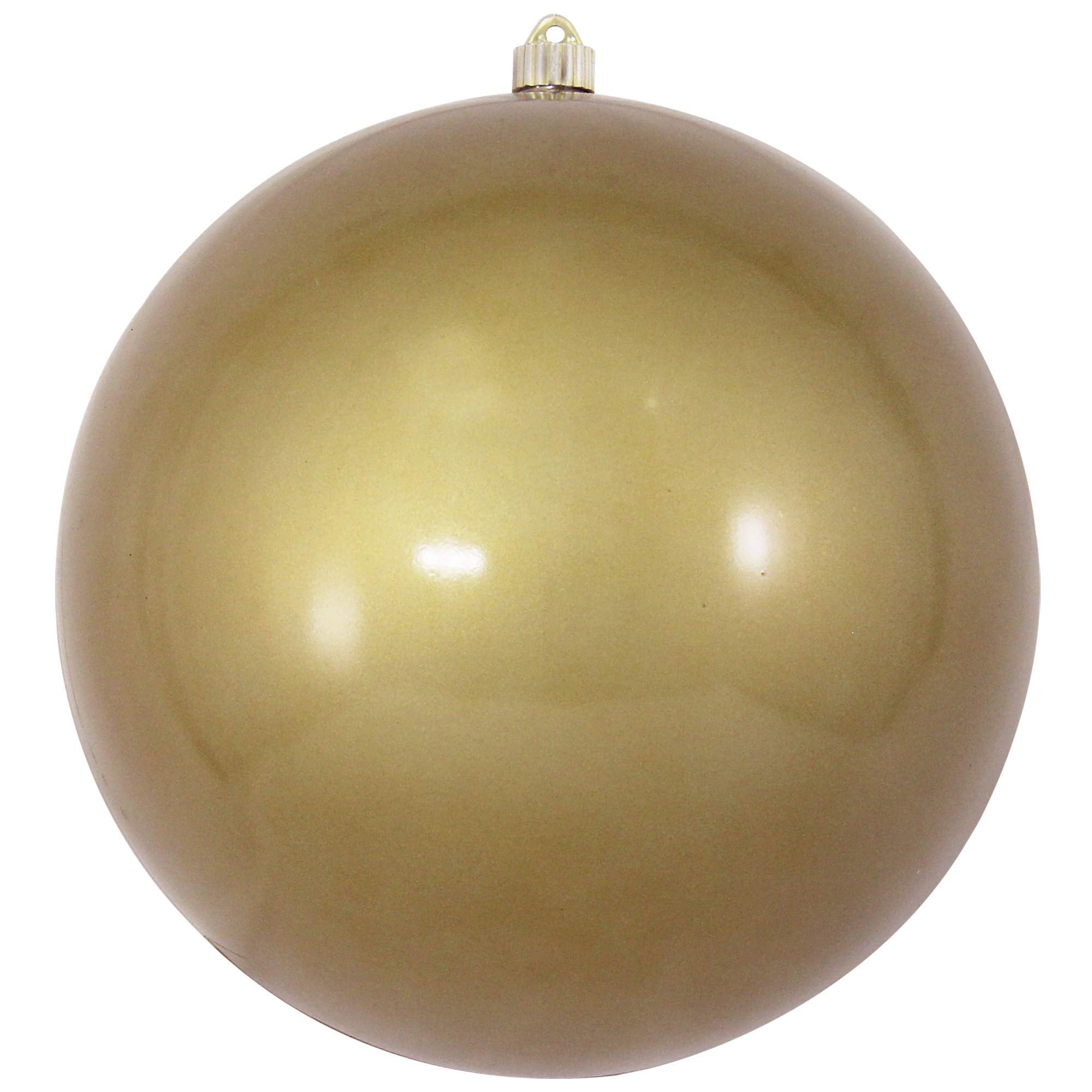 Christmas by Krebs Shiny Candy Gold Shatterproof Christmas Ball Ornament 12 (300mm)