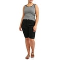 thumbnail image 3 of A3 Denim Women's Plus Size Bermuda Shorts, 11" Inseam, Sizes 16W-26W, 3 of 4