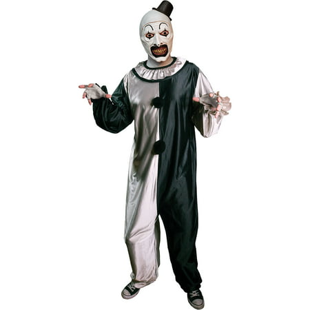 Trick or Treat Studios Terrifier Art the Clown Costume for Adults, Standard Size, with Jumpsuit and Fingerless