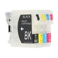 thumbnail image 1 of Inkjet Box Replacement, High Fluency Good Compatibility Easy To Install 4PCS Ink   For DCP J125 J140W J315W For MFC 250C 255CW 257CW, 1 of 8