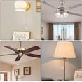 thumbnail image 5 of 6 Style Seashell Ceiling Fan Pull Chain Extender Charm Pendant Ocean Boho Adjustable Decorative 12.6in Extension Connector Replacement Hanging Ornaments for Lighting Lamp Decor Seashell Color 1set, 5 of 9