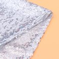 thumbnail image 5 of LOVERLYZ Sequin Table Runner Elegant Tablecloth Wedding Table Cloth Table Covers for Party (Silver), 5 of 6