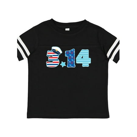 

Inktastic Nautical Pi Day sailing numbers Gift Toddler Boy or Toddler Girl T-Shirt