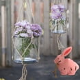 thumbnail image 4 of Centro de mesa decorativo estilo vintage con forma de conejito de Pascua de 5 pulgadas Rosa, 4 of 9