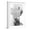 White Frame, variant on Man Ski-Jumping over Road Stretched Canvas Print Wall Art, 12" x 18"
