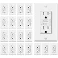 thumbnail image 1 of Toma eléctrica ELECTECK GFCI de 15 A para exterior, resistente a la intemperie, 1 of 7