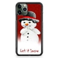 thumbnail image 1 of Let It Snow Man Christmas Gift Slim Shockproof Hard Rubber Custom Case Cover For iPhone 13 Mini, 1 of 5