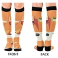thumbnail image 4 of FORMRS Womens Knee High Socks Casual Long Thick Travel Daily Wear, 1 Pair, Orange Glasses, 4 of 6