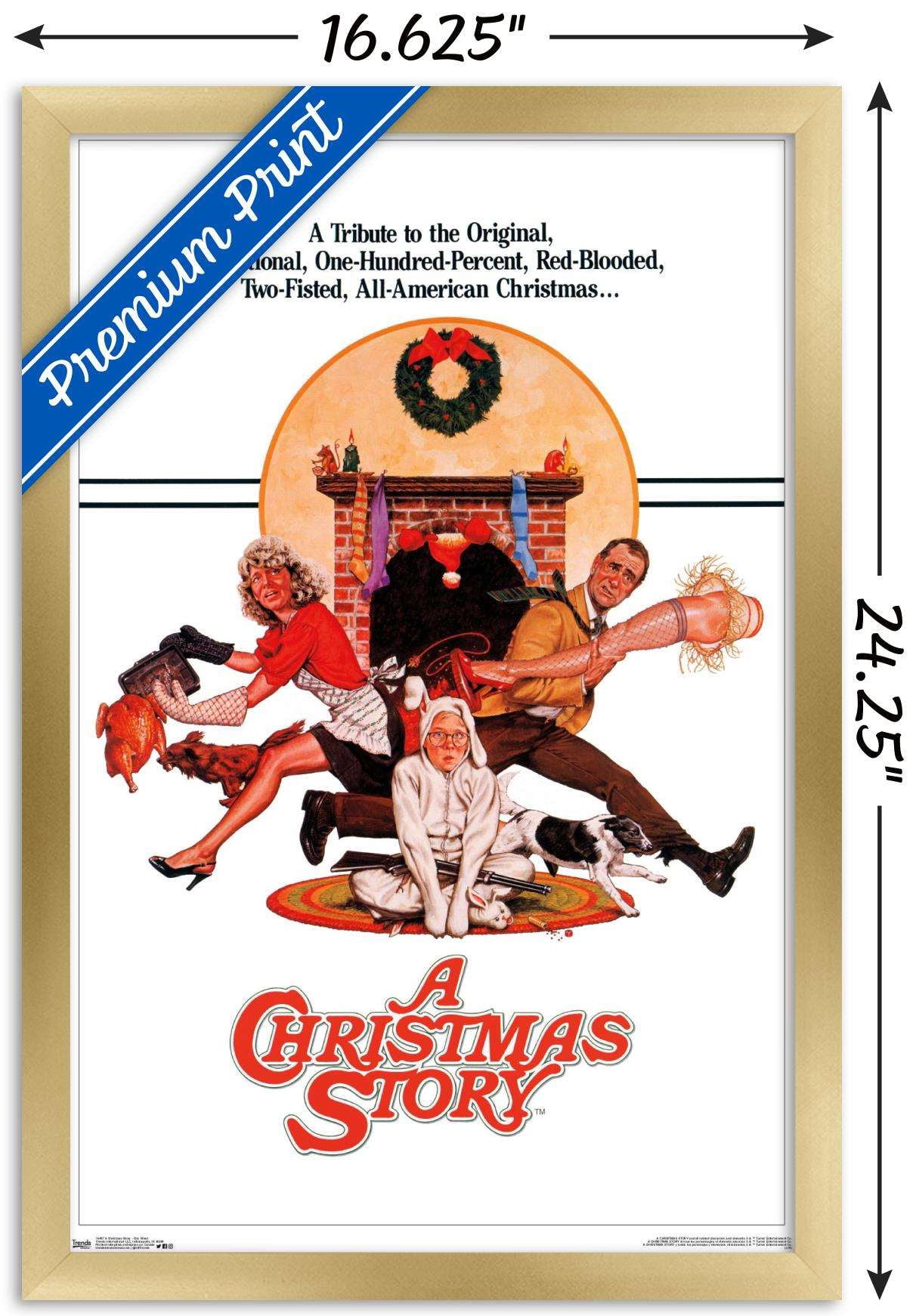 A Christmas Story - One Sheet Wall Poster, 14.725" x 22.375", Framed