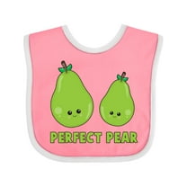 Inktastic Perfect Pear Couple Funny Fruit Pair Boys or Girls Baby Bib