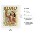 thumbnail image 2 of Luau Tonight - Lahaina Wharf Hawaii - Hawaiian Hula Dancer - Vintage Travel Poster by Wade Koniakowsky - Japanese Unryu Rice Paper Art Print (Unframed) 18 x 24 in, 2 of 4