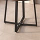 thumbnail image 4 of Mesa redonda de madera de 90cm con patas de mesa metálicas, 4 of 5