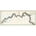 thumbnail image 3 of Collot, George Henri Victor 14x8 Black Modern Framed Museum Art Print Titled - A General Map of the River Ohio, Plate 3, 1796, 3 of 5