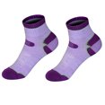 thumbnail image 5 of Eigraketly Calcetines al aire libre Mujeres Hombres Elástico Camping Senderismo Pesca Calcetines que absorben la humedad, verde y morado oscuro y M verde morado oscuro METRO 2piezas Eigraketly CBP501050, 5 of 5