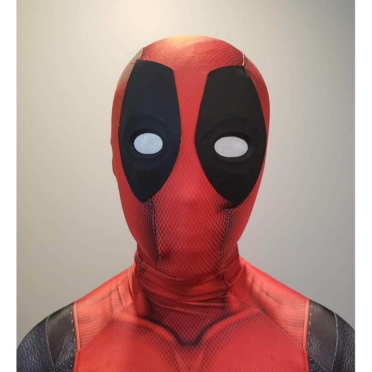 Deadpool Costume Superhero Lycra Fabric Bodysuit Superhero For Men With  Mask And Lenses