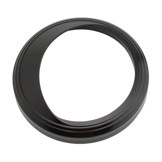 Anillos de ajuste del velocímetro de la motocicleta, 124 mm, 5 , aleación de aluminio, para Glide Reemplazos especiales Piezas de repuesto negro