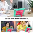 thumbnail image 6 of FIEWESEY Kids Case for Amazon All-New Fire 7 Tablet (12th Gen,2022 Release),Shockproof Kids Rugged Case with Shoulder Strap Case for Fire 7 Tablet 2022 Release+Screen Protector (Green/Pink,1 Pack), 6 of 6