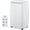 White, variant on 14000 BTU Portable Air Conditioner, 24H Timer, Cooling/Dehumidify/Fan, 3 Speeds, For Rooms 550-750 sq ft
